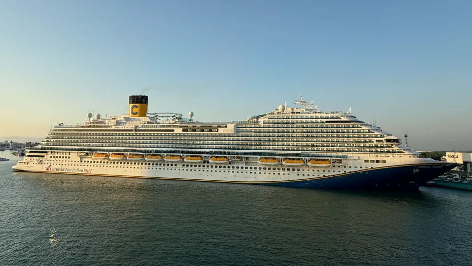 Carnival Firenze docked in Puerto Vallarta, Mexico
